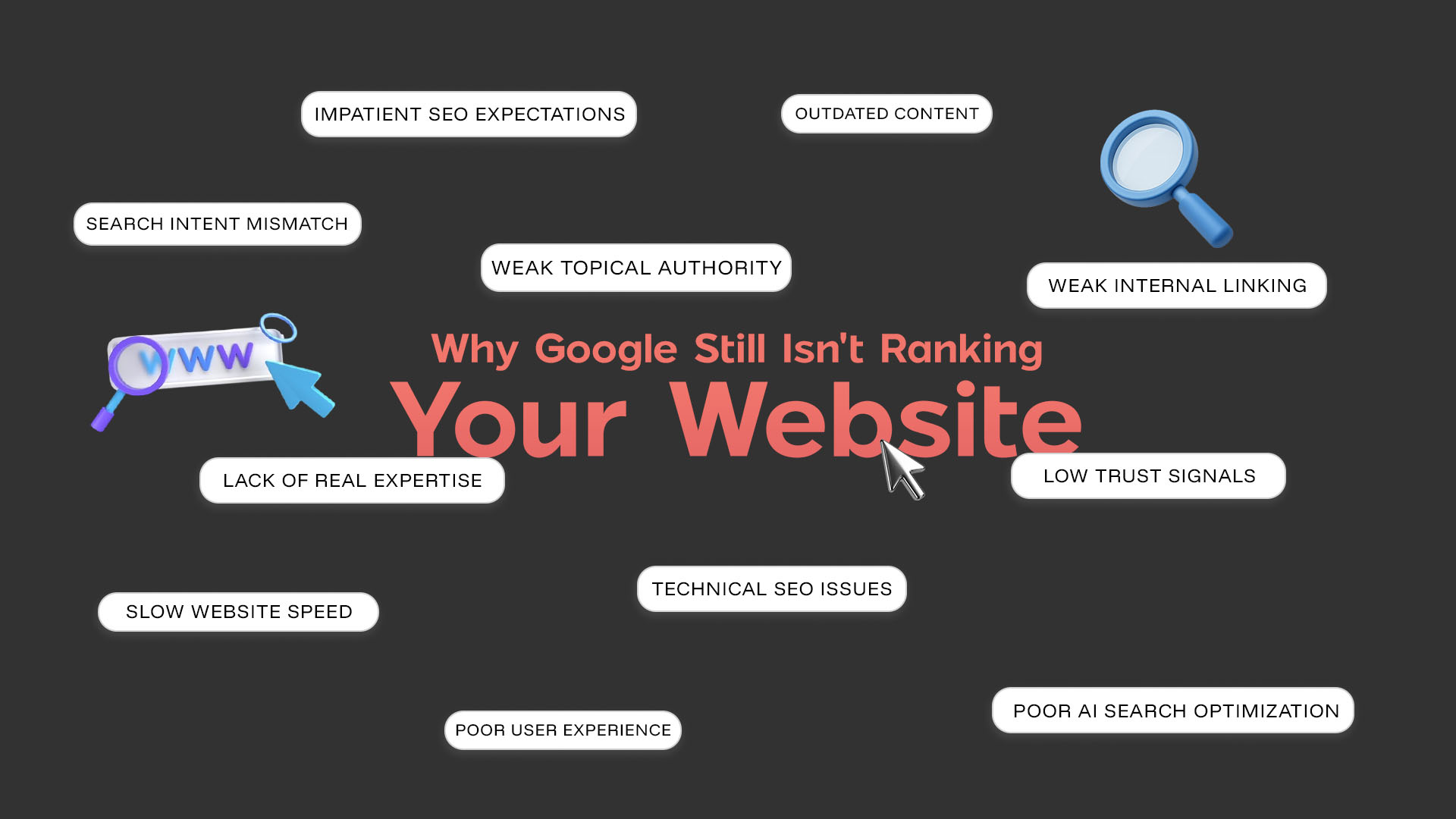11 Reasons Your Website Still Isn't Ranking on Google in 2026